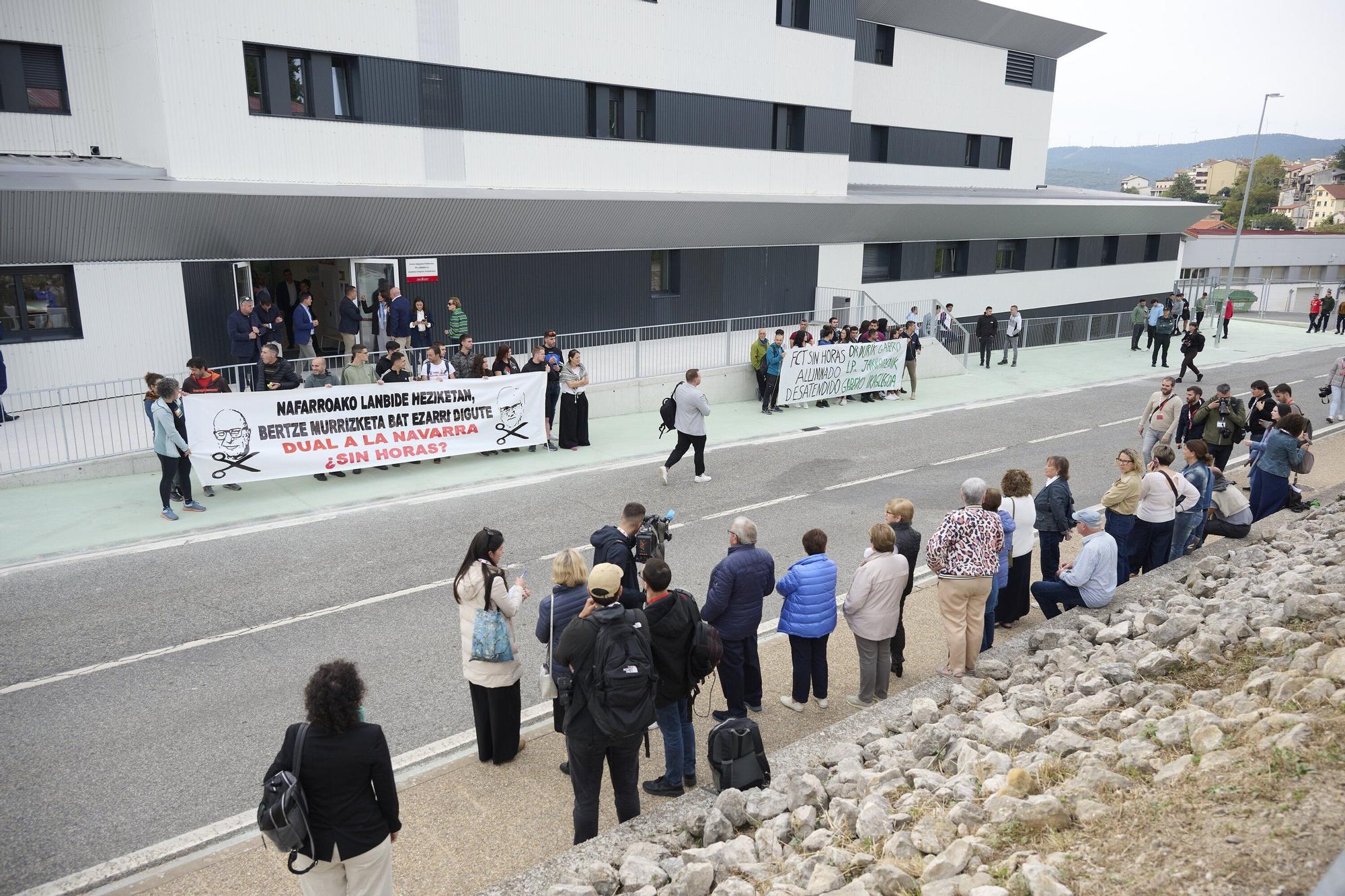 Fotos de la visita de la reina Letizia al CIP FP Lumbier IIP