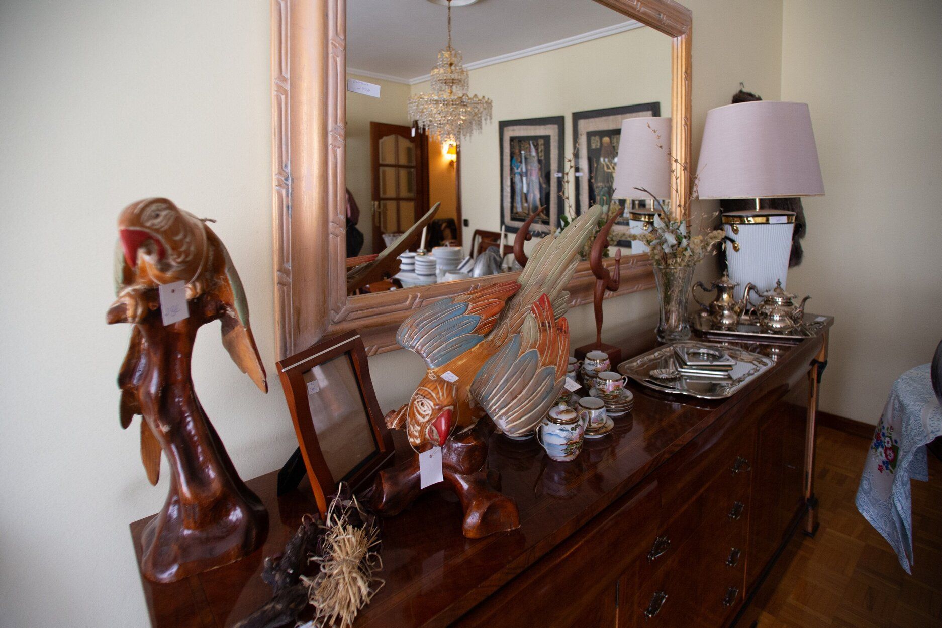 Mercadillo de Pamplona en la calle Miguel Astráin.