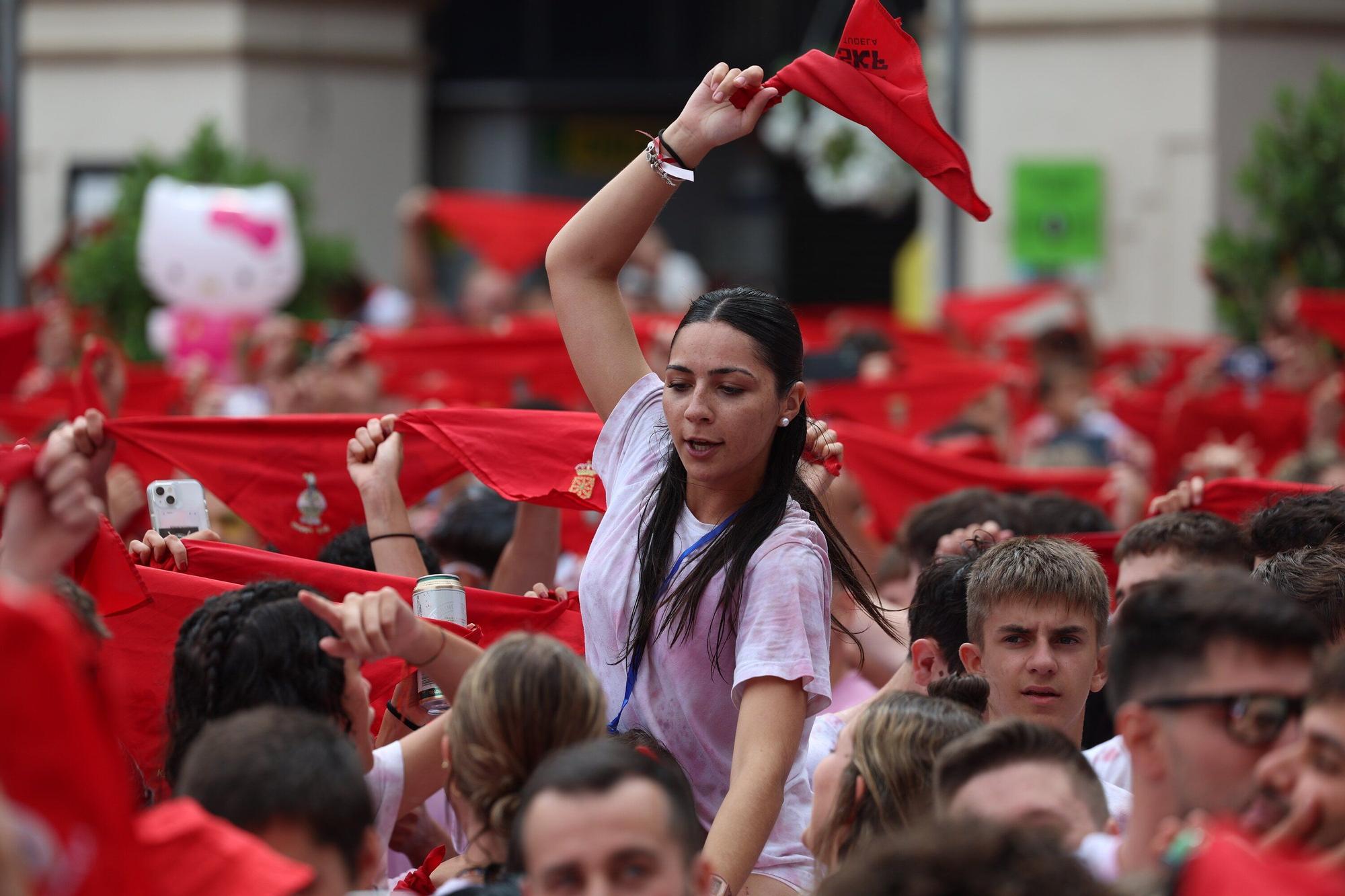 Fotos del cohete de las fiestas de Tudela 2025