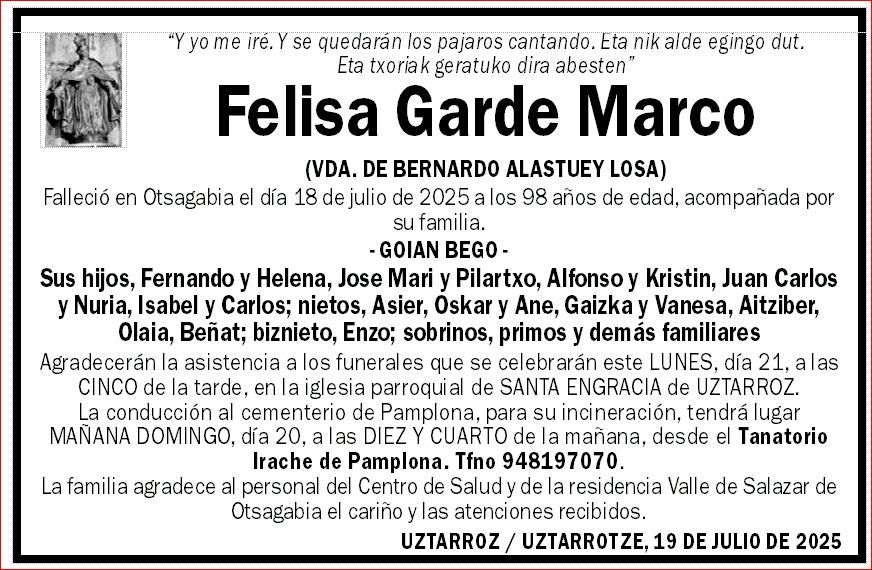 Felisa Garde Marco