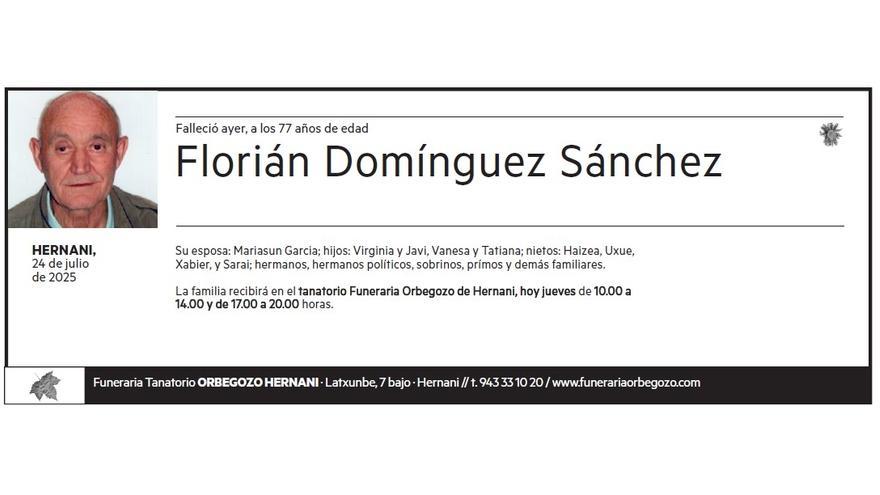 FLORIAN DOMINGUEZ SANCHEZ