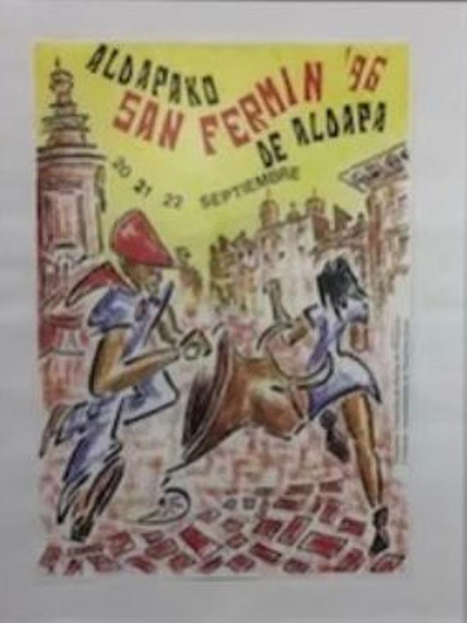 Recorrido histórico por los carteles de San Fermín Txikito