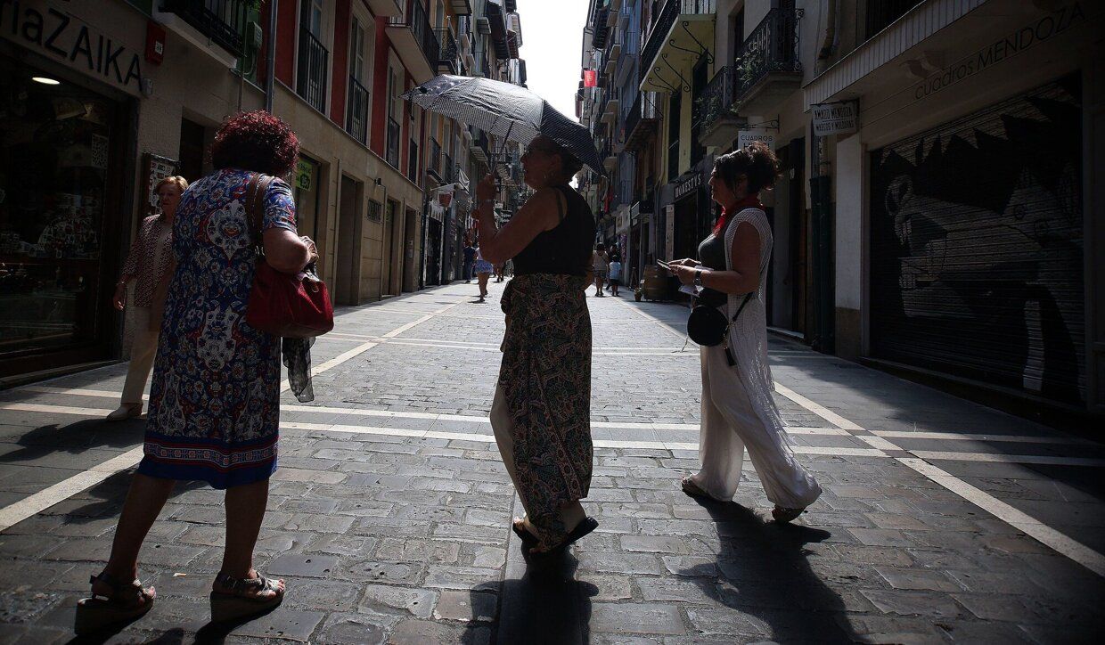 Ola de calor en Navarra: Pamplona se achicharra