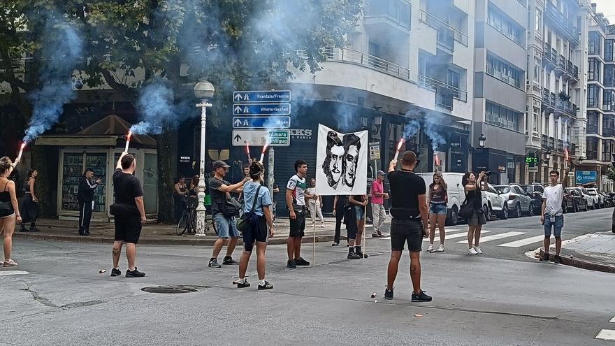 Ernai pide la independencia de Euskal Herria y homenajea a Txiki y Otaegi en Donostia
