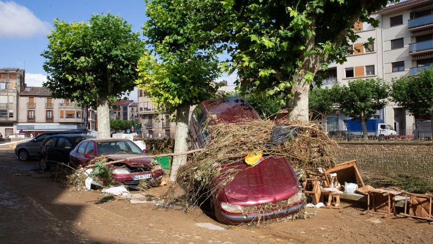 187 infraestructuras críticas ocupan lugares inundables en Navarra