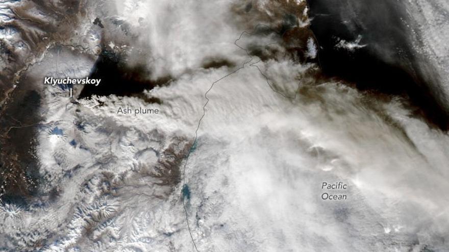 El tsunami del sismo de Kamchatka se vio desde el espacio