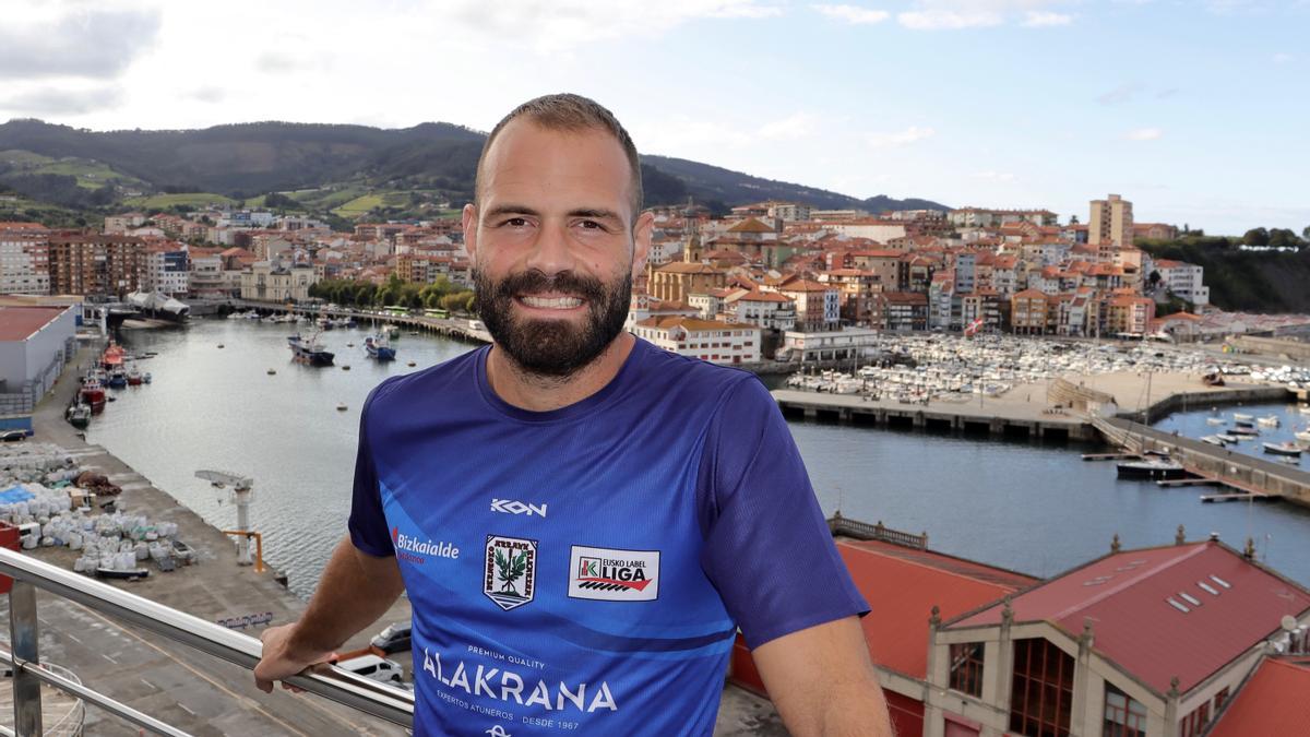 Carlos Mañas, remero de Bermeo-Urdaibai