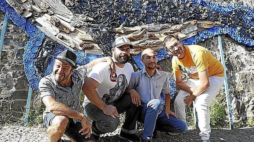 Arte hecho a base de residuos