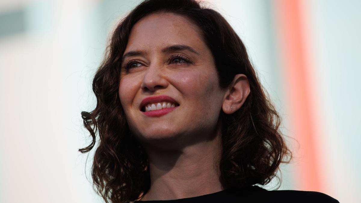 La presidenta de la Comunidad de Madrid, Isabel Díaz Ayuso