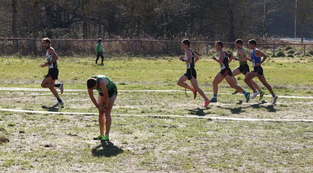 Atletas durante el 36 Campeonato Navarro de Cross Largo.