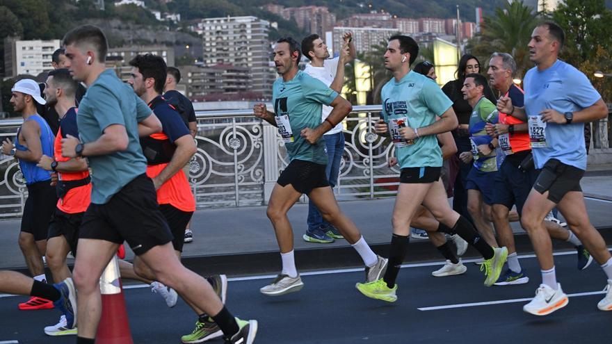 El Bilbao Night Marathon, en imágenes
