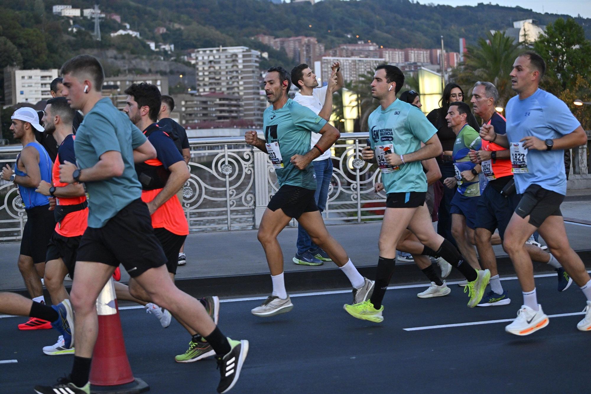 El Bilbao Night Marathon, en imágenes