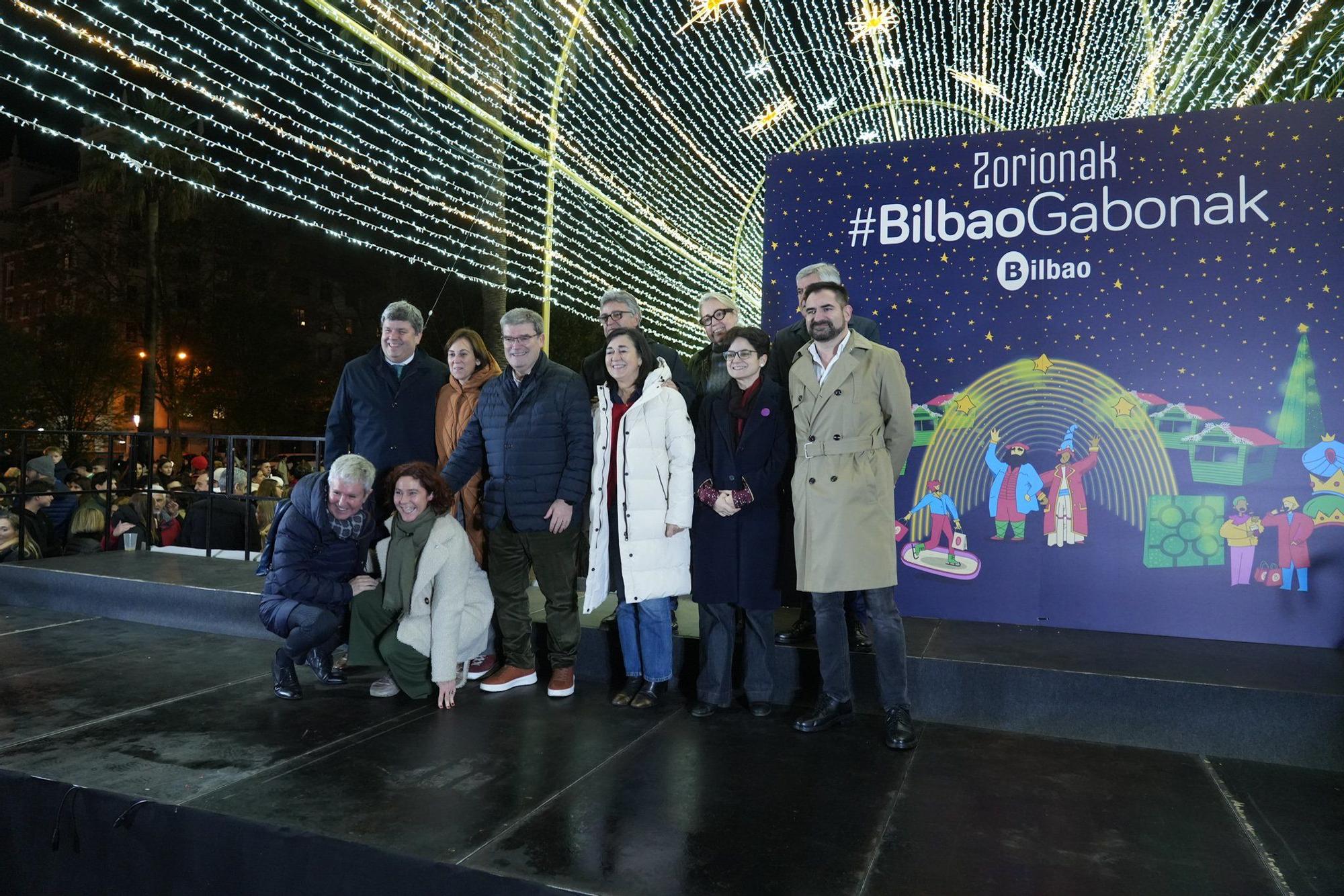 En imágenes: la Navidad ya luce en Bilbao