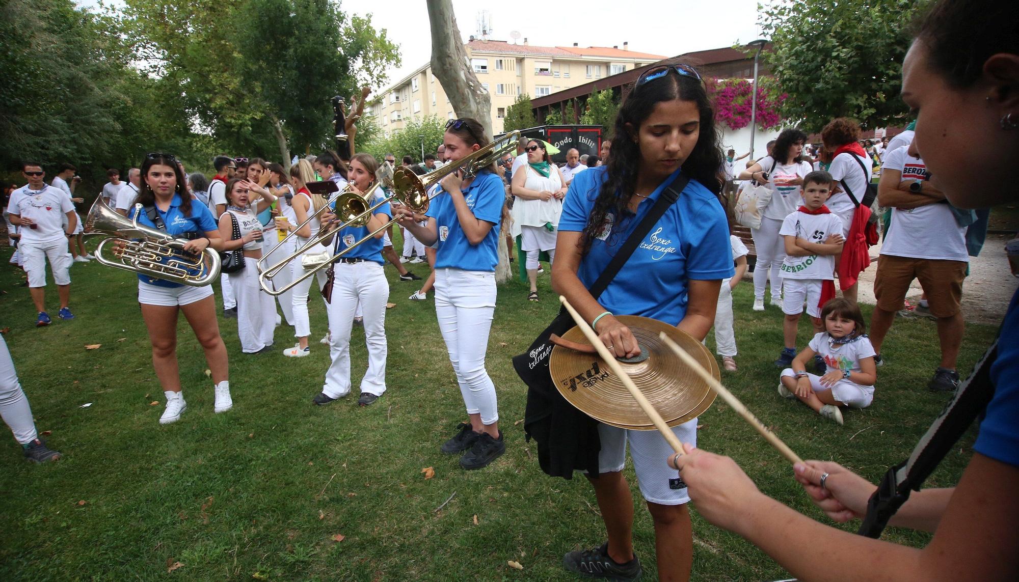 Fotos del chupinazo de Berriozar
