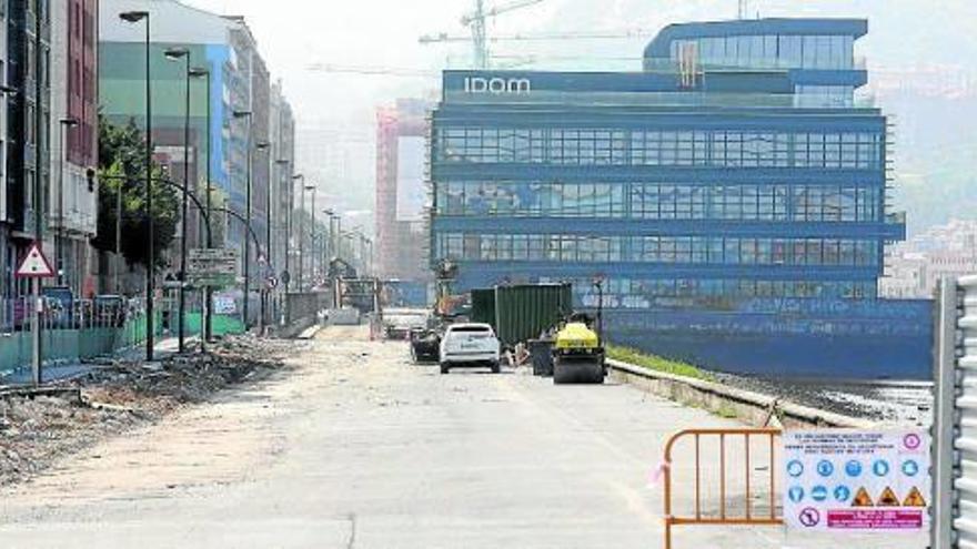Iniciado en Elorrieta el paseo ribereño de dos kilómetros hasta Deusto