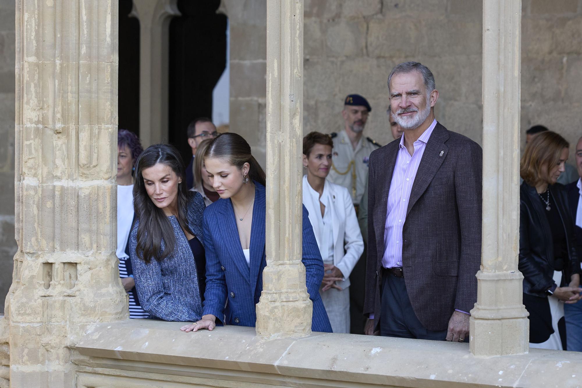 Fotos de la visita de los Reyes a Olite y Tudela