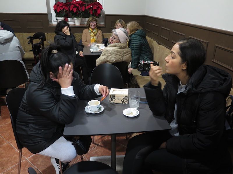 La inauguración de la cafetería 'La Kuadrilla' de Zumarraga