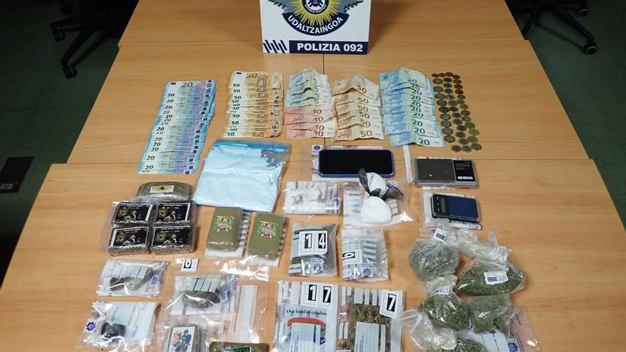 Un operativo antidroga se salda con la incautación de más de un kilo de diferentes sustancias en Lakua