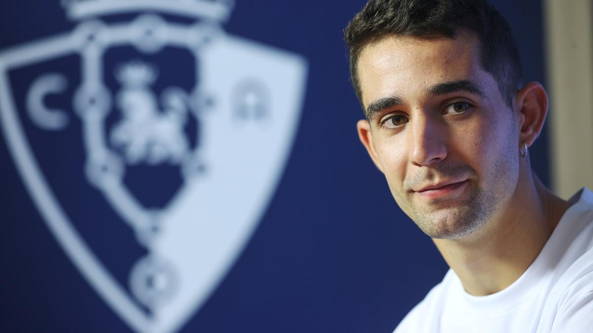 Asier Osambela, en rueda de prensa