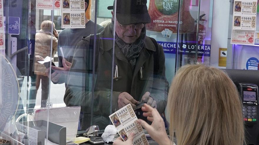 Los vascos juegan 77 euros de media en la Lotería de Navidad