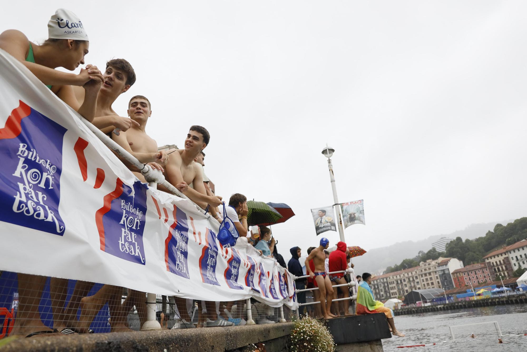 El waterpolo regresa a la Ría de Bilbao por Aste Nagusia