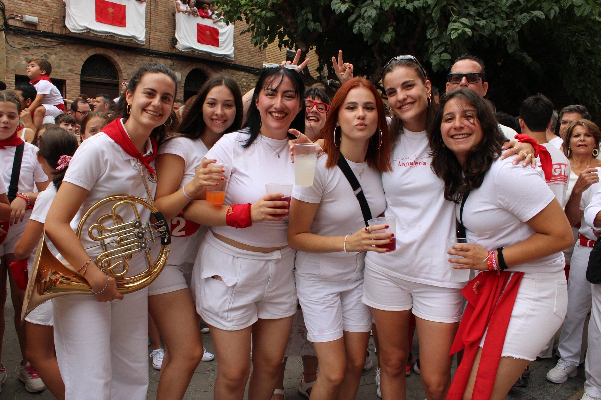Fotos del cohete en fiestas de Cintruénigo 2025