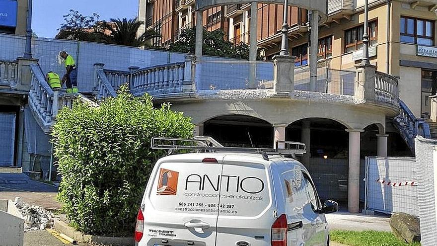 Arranca la obra del aparcamiento de Kalerrota, en Urretxu