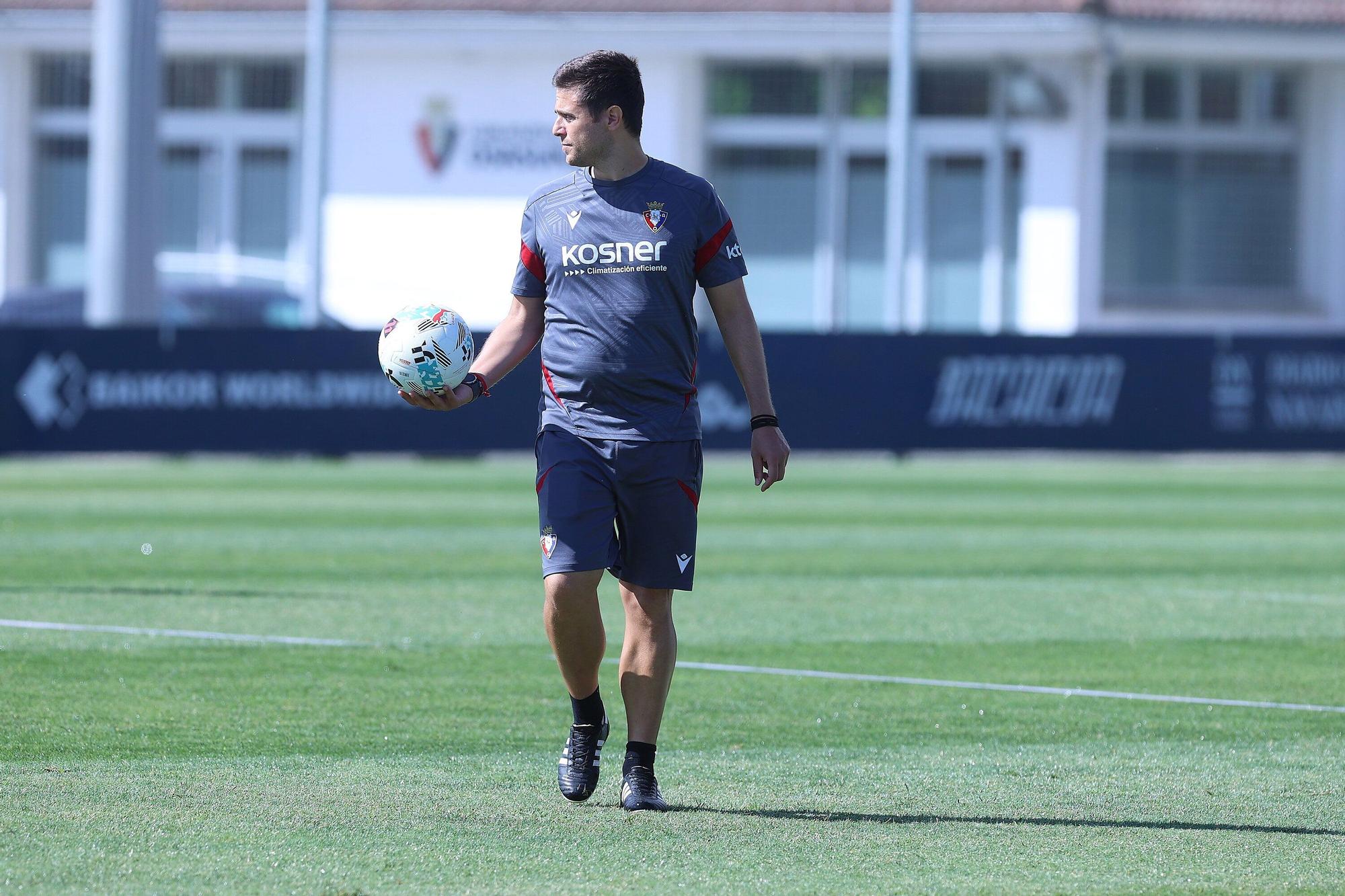 Fotos del último entrenamiento en Tajonar antes del Espanyol-Osasuna