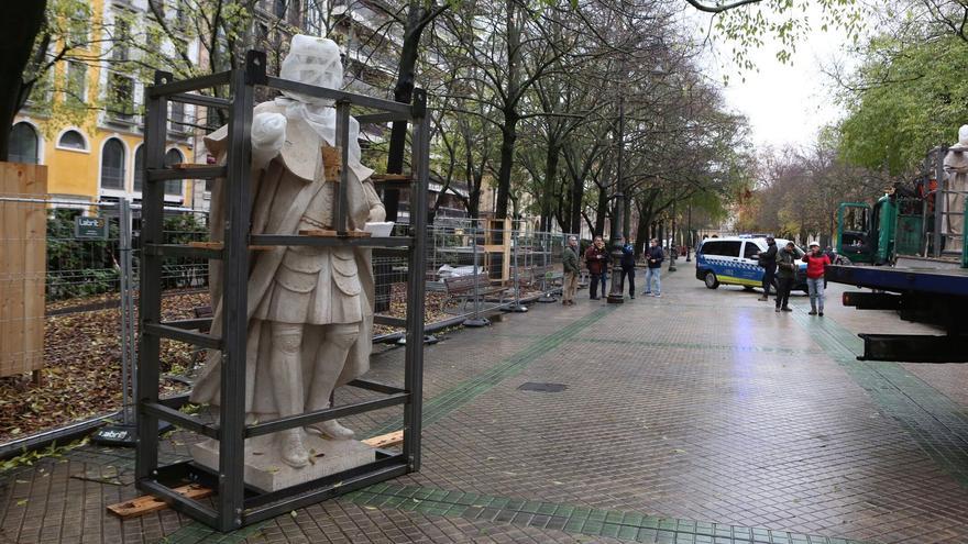 Pamplona: comienza la reforma del paseo de Sarasate