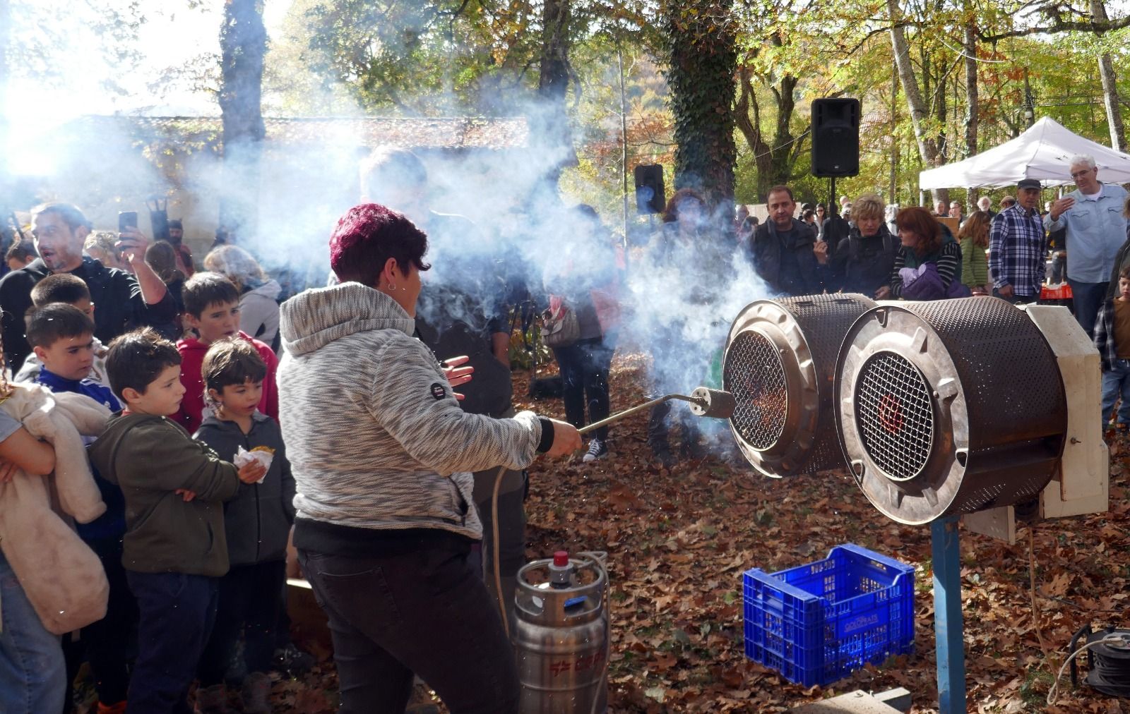 Mañana de castañas en Jauntsarats