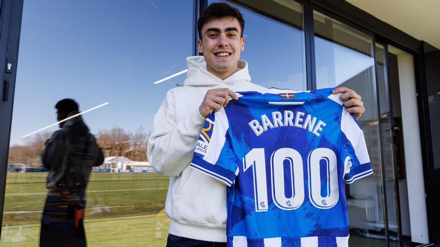 Real Sociedad: Barrenetxea puede ser centenario ante el Celta