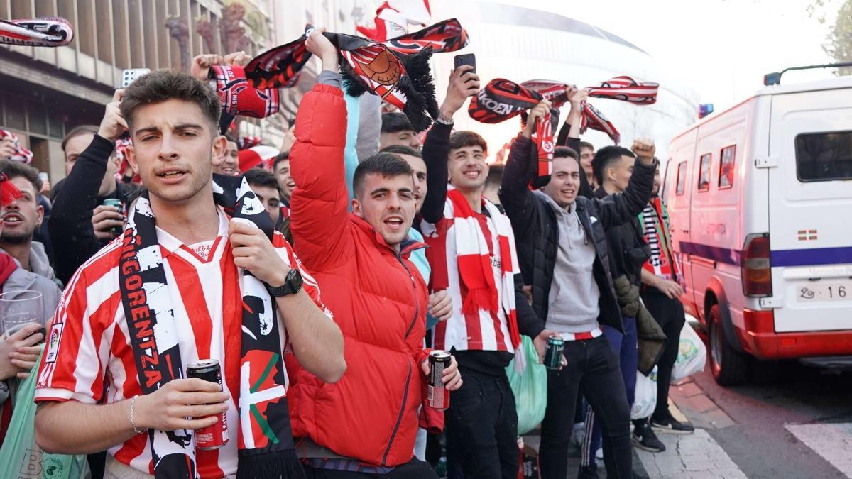 Así ha sido la llegada del Athletic a San Mamés