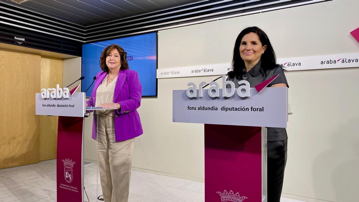 Itziar Gonzalo y María José Perea, este lunes