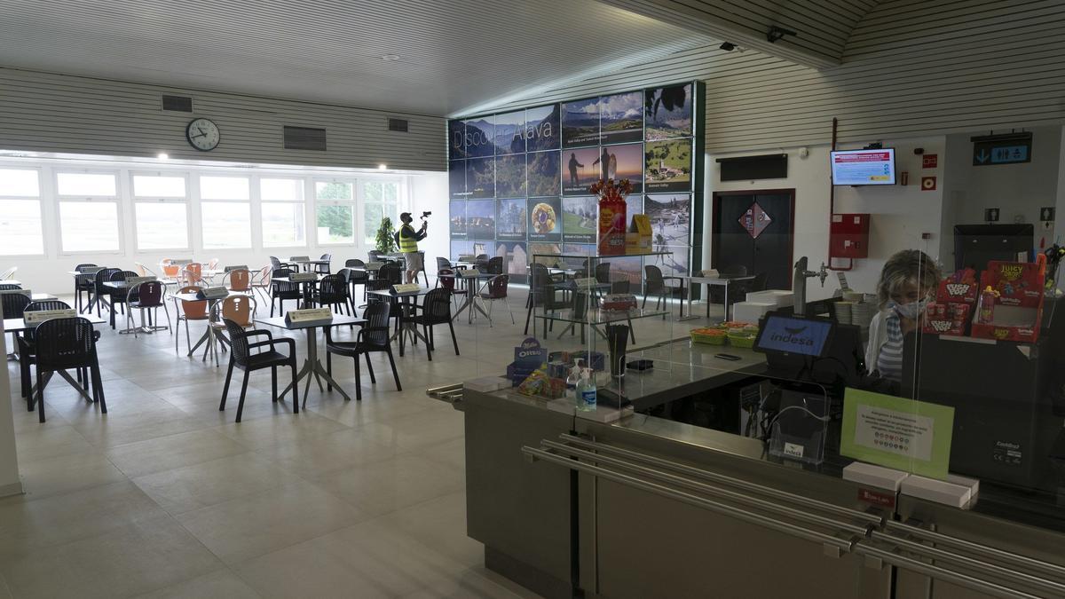 Cafetería del aeropuerto de Foronda.