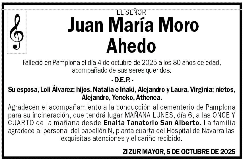 Juan María Moro Ahedo