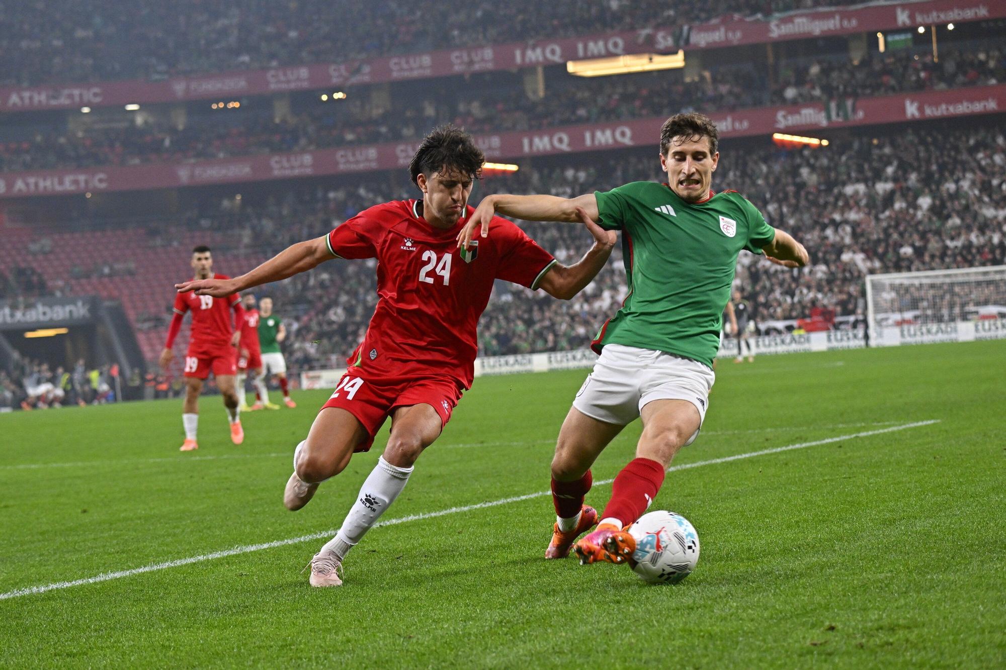 Las imágenes del Euskal Selekzioa - Palestina