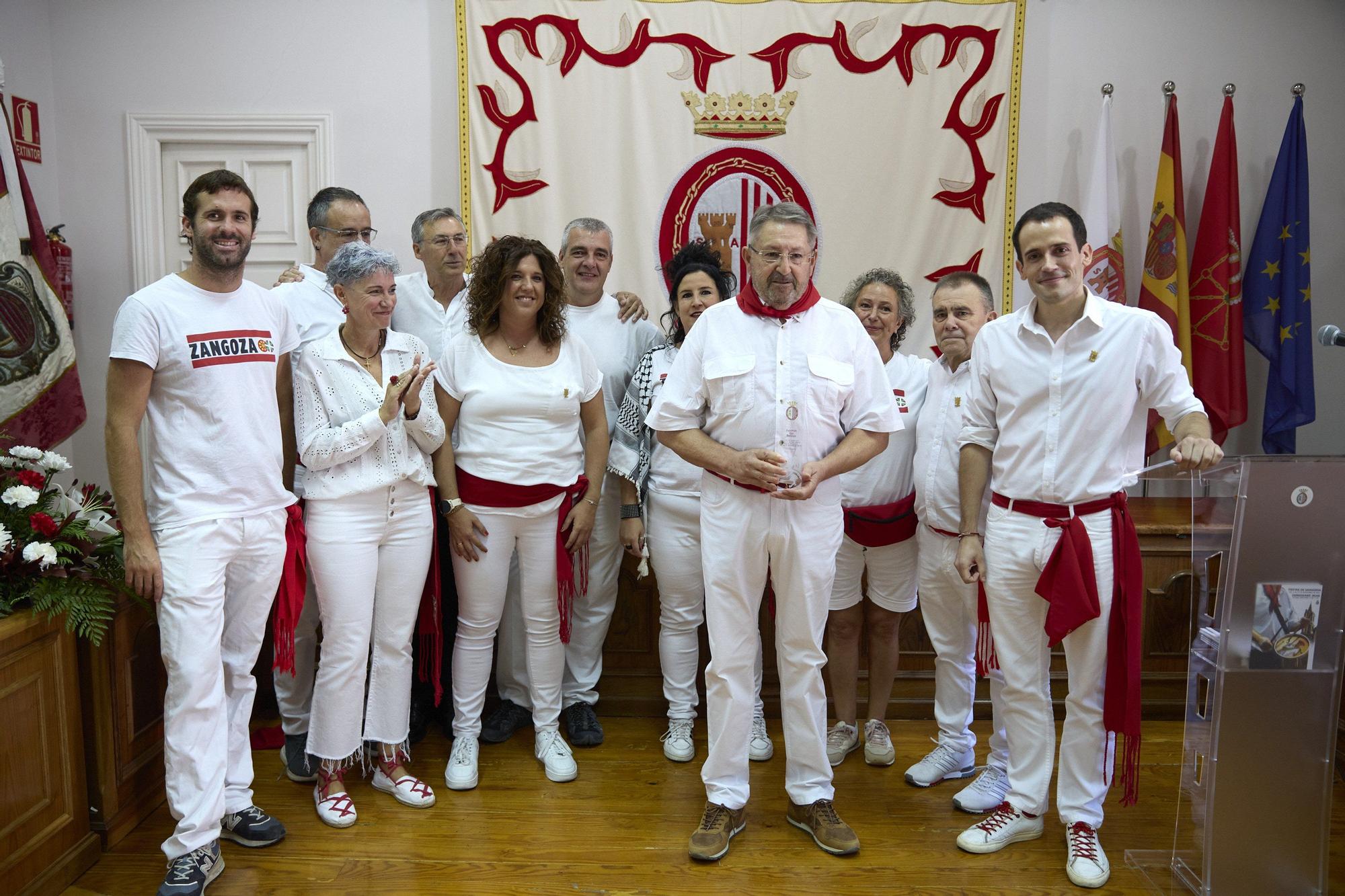 Fotos del cohete de fiestas de Sangüesa 2025
