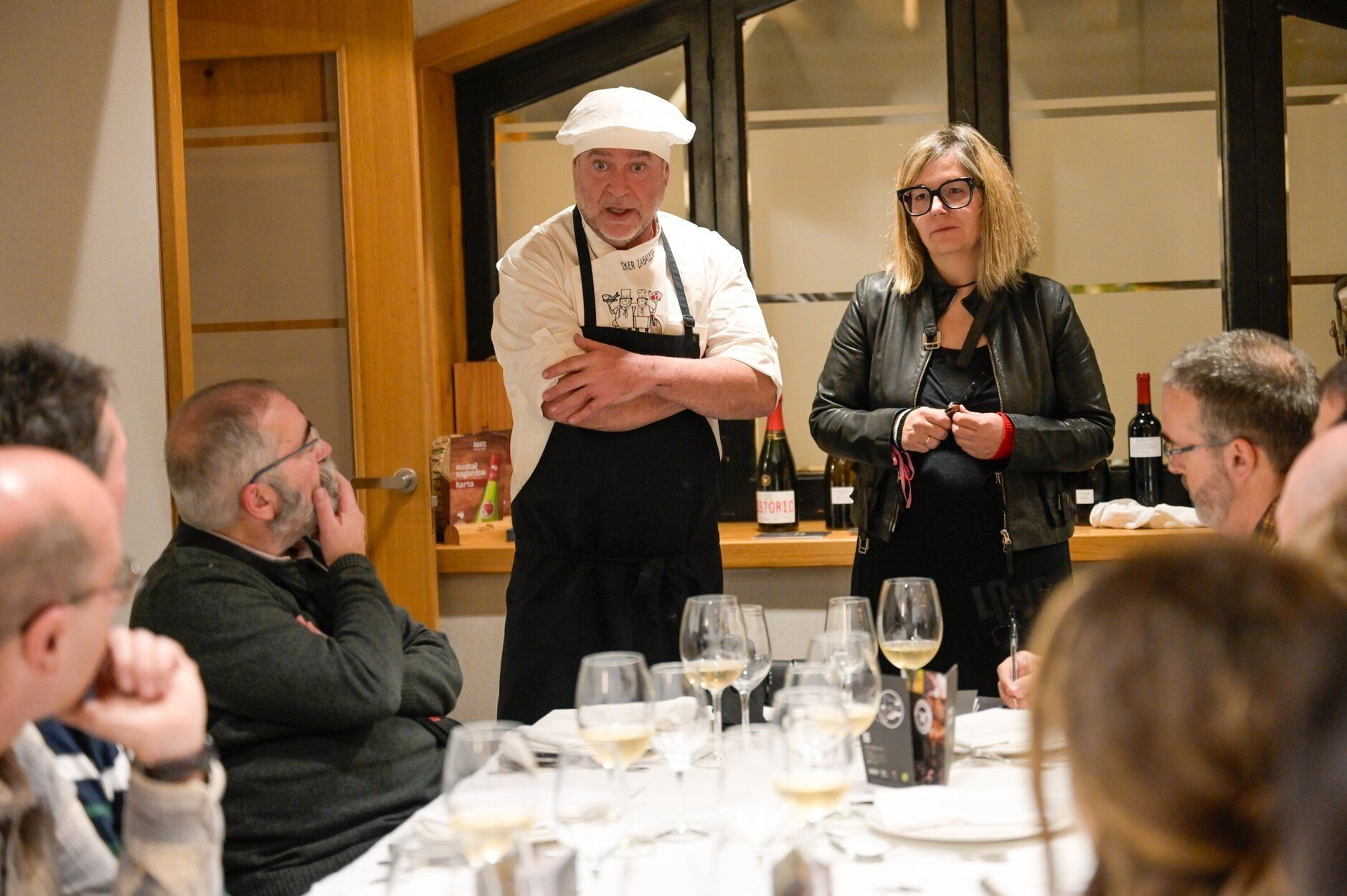 Espectacular cena-maridaje en el Aratz