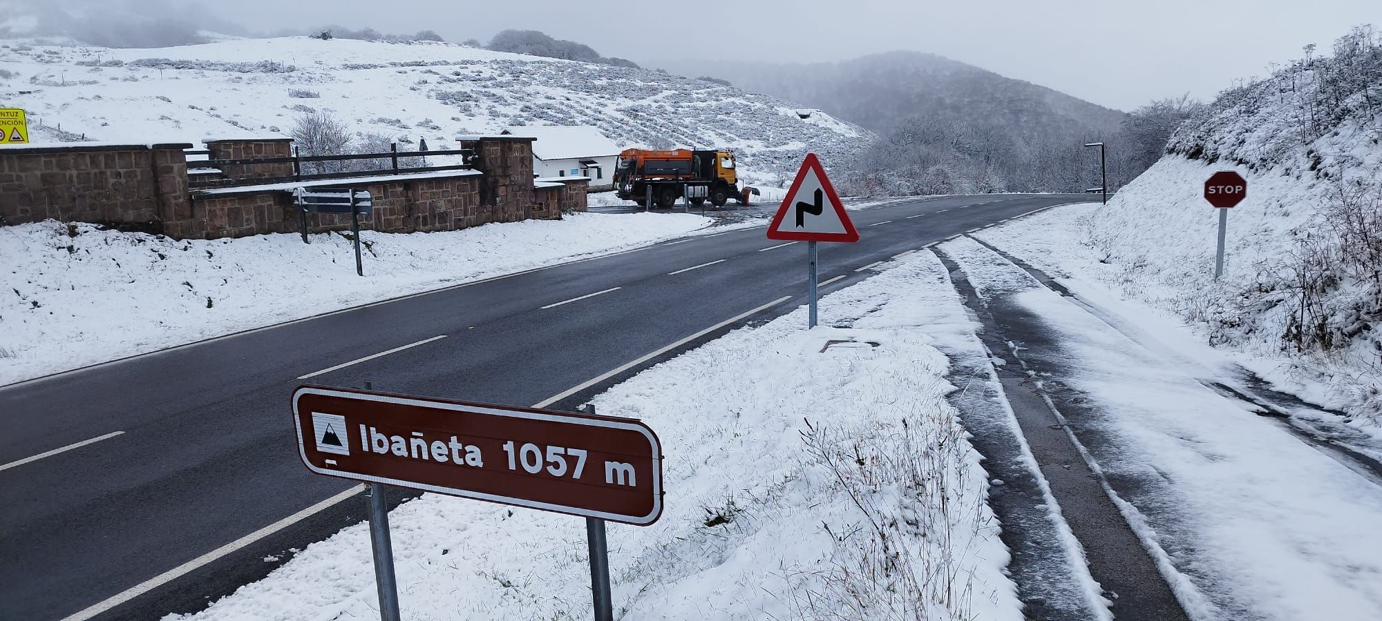 Fotos de la nieve en Navarra (20 de noviembre de 2025)