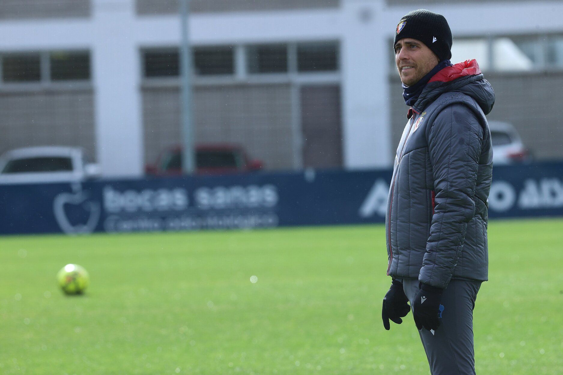 Lisci, esta semana durante un entrenamiento.