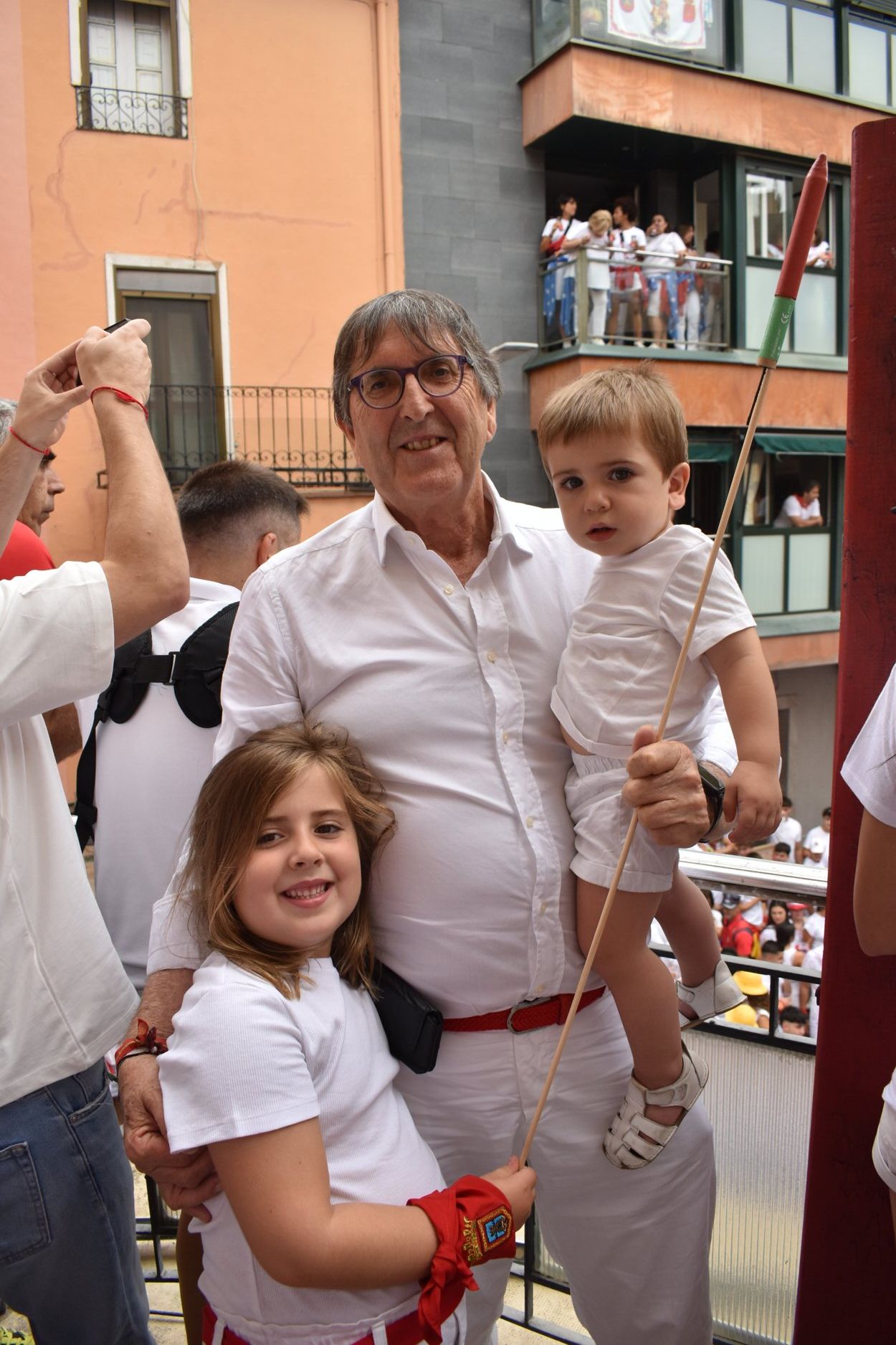 Fotos del chupinazo de fiestas de Azagra