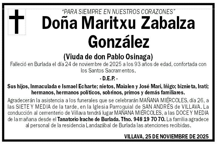 Maritxu Zabalza González