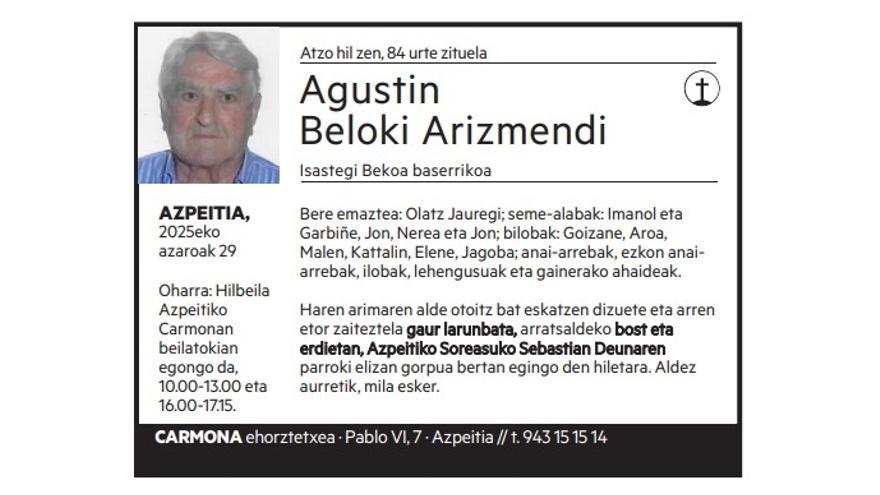 Agustin Beloki Arizmendi