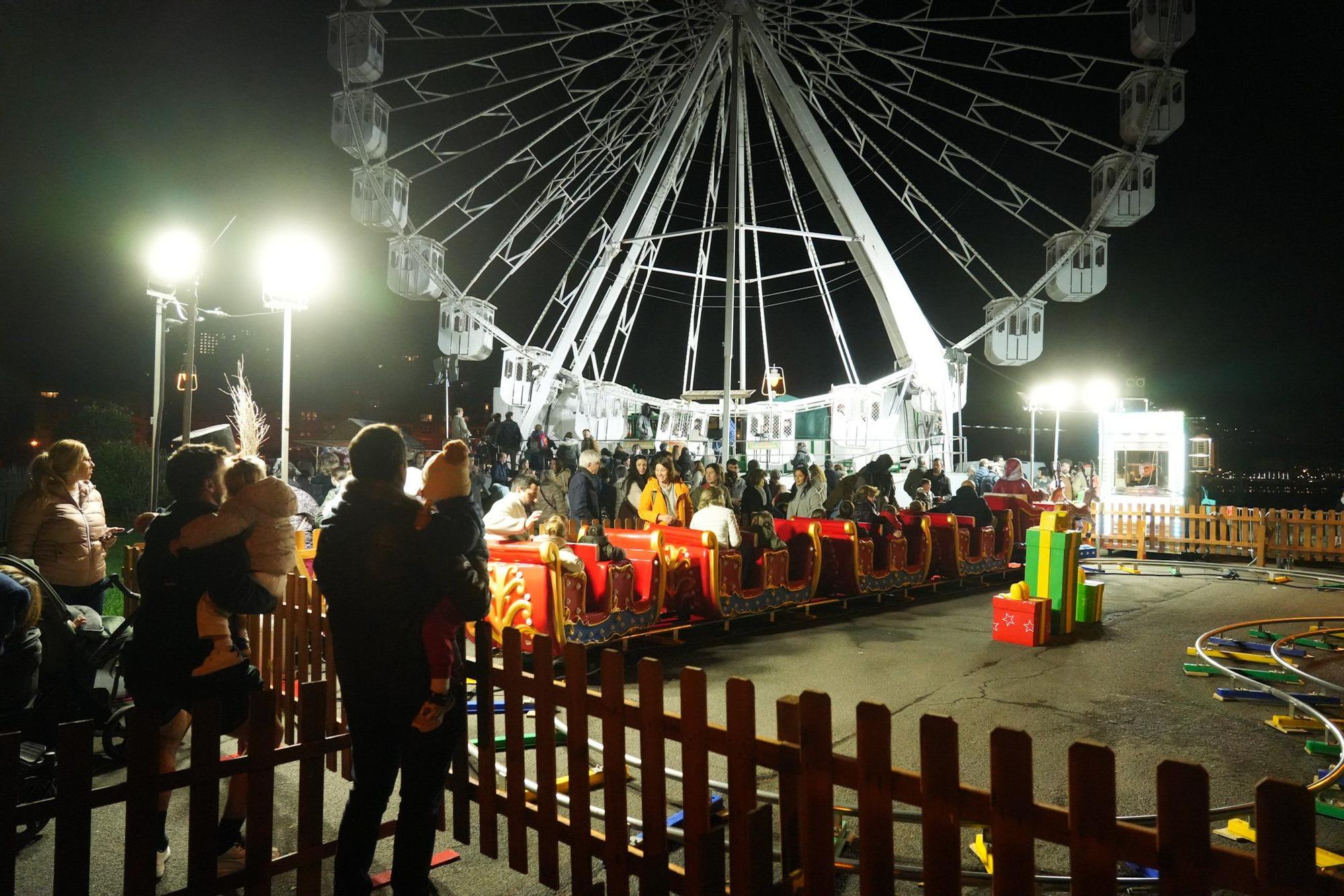 En imágenes: la noria de Getxo ya está en marcha