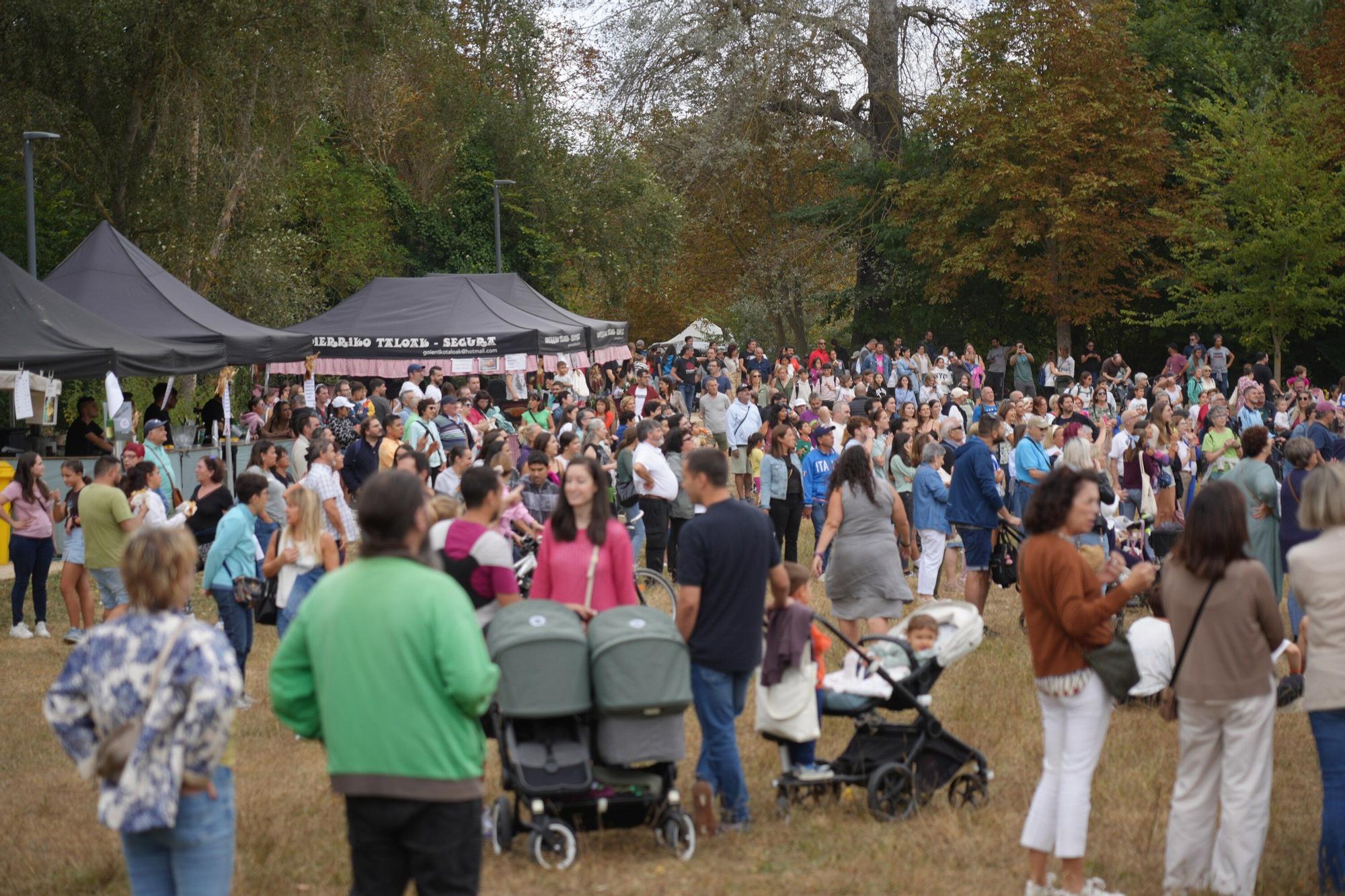 En imágenes: Las campas de Olarizu se llenan de fiesta