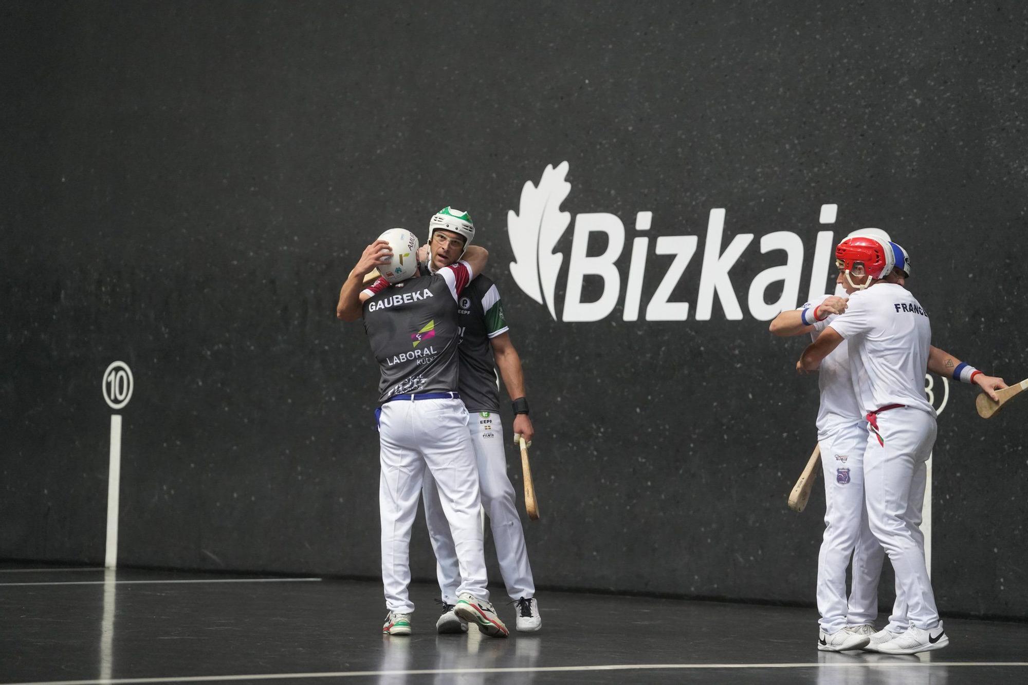 Gaubeka e Imanol superan a Necol-Brefel en la primera jornada de la Liga de Naciones en Bilbao.