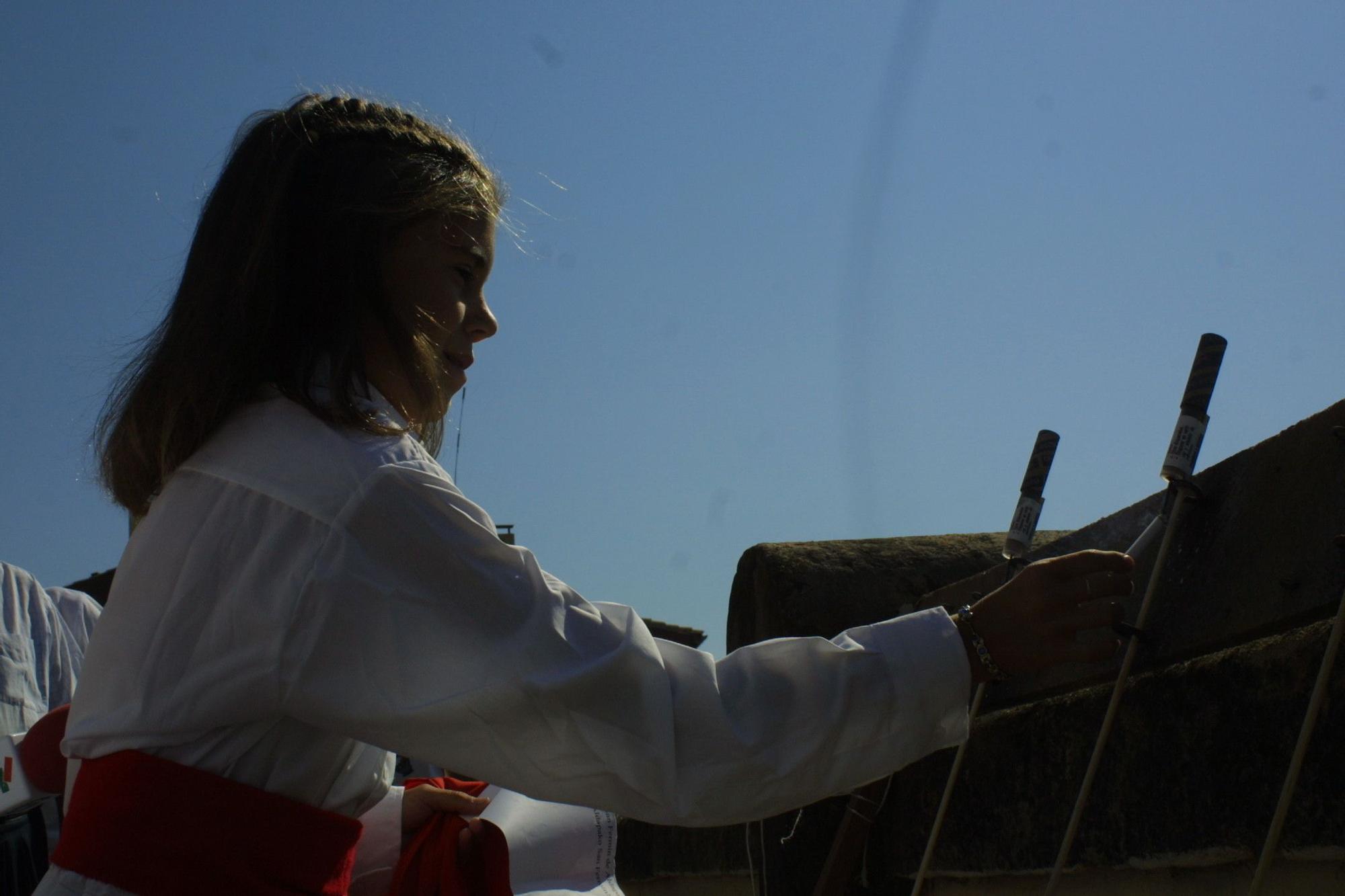 Protagonistas del cohete de San Fermín Txikito a lo largo de los años