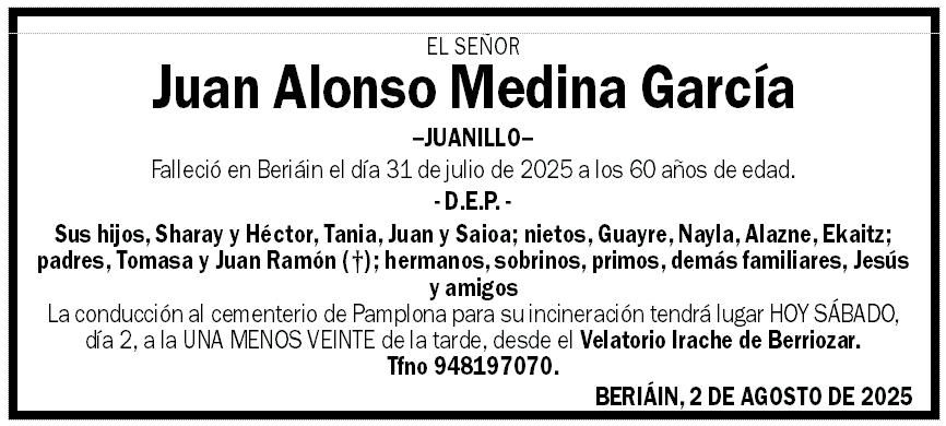 Juan Alonso Medina García