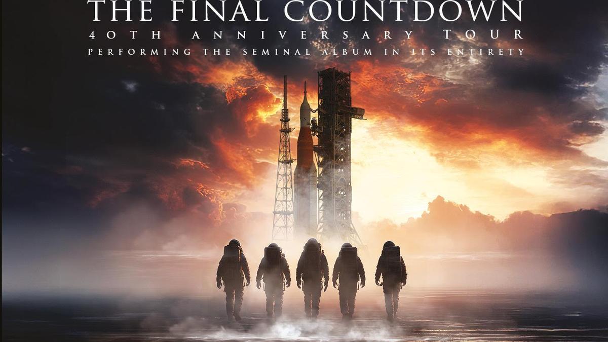 Cartel del concierto de Europe en Bilbao