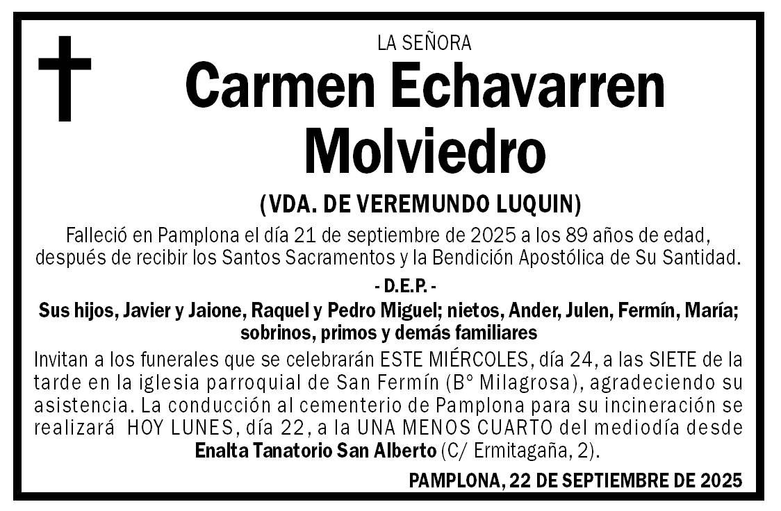 Carmen Echavarren Molviedro